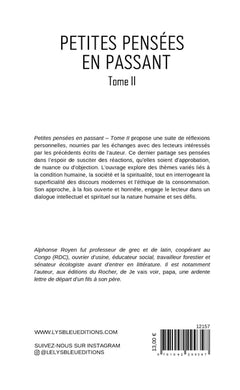 Petites pensées en passant