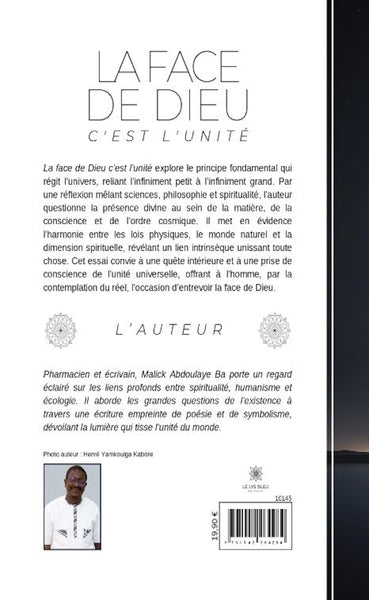 La face de Dieu c'est l'unité