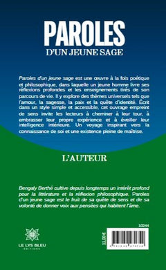 Paroles d'un jeune sage