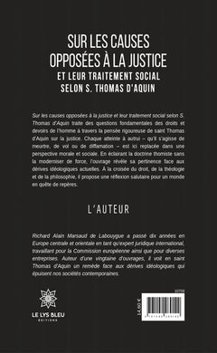 Sur les causes opposées à la justice et leur traitement social selon S. Thomas d'Aquin