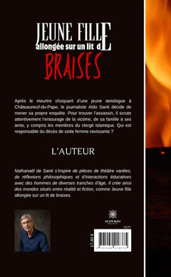 Jeune fille allongée sur un lit de braise