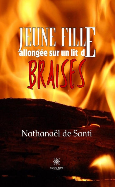 Jeune fille allongée sur un lit de braise