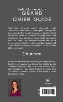 Petit chiot deviendra grand chien-guide