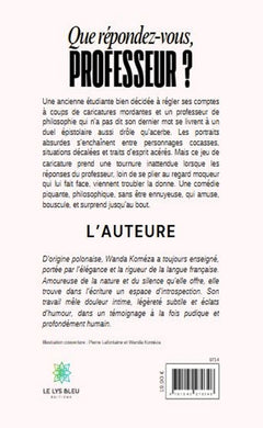Que répondez-vous, Professeur ?