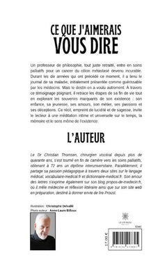 Ce que j'aimerais vous dire