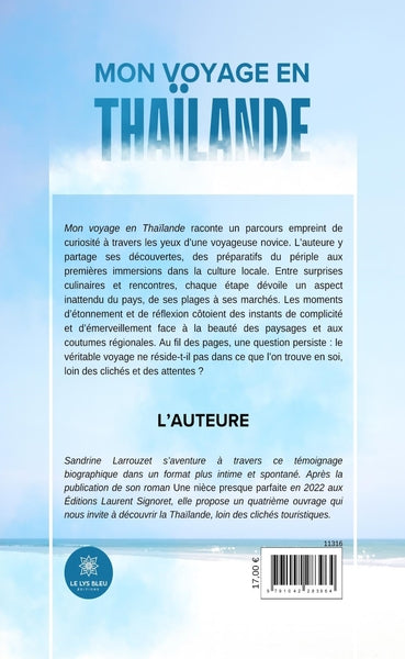 Mon voyage en Thaïlande