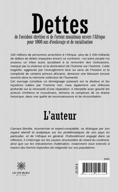 Dettes de l'Occident chrétien et de l'Orient musulman envers l'Afrique