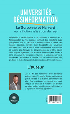 Universités et désinformation :La Sorbonne & Harvard ou la fictionnalisation du réel
