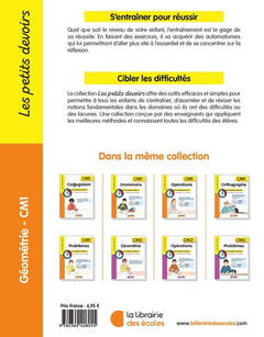 Les petits devoirs - Géométrie CM1