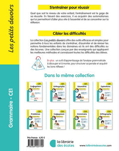 Les petits devoirs - Grammaire CE1