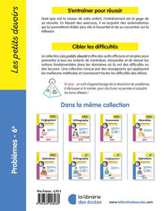 Les petits devoirs - Problèmes 6e