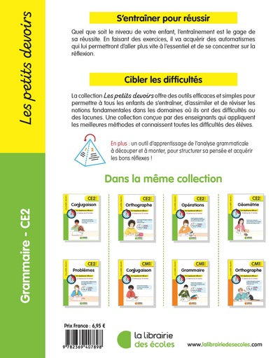 Les petits devoirs - Grammaire CE2