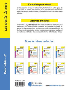 Les petits devoirs - Géométrie  6e