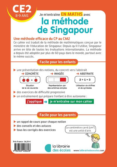 Je m'entraîne en maths avec la méthode de Singapour - CE2