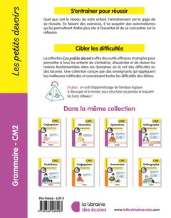 Les petits devoirs - Grammaire CM2