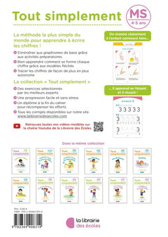 Tout simplement - MS - J'apprends à écrire les chiffres