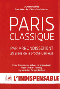 R17 Plan de Paris classique par arrondissement