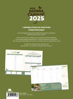 Mon agenda oiseaux 2025
