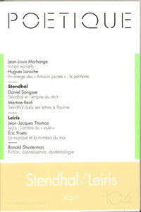 Poétique, n° 104