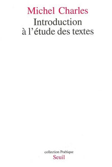 Introduction à l'étude des textes