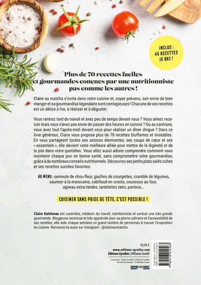 Claire au matcha dans ma cuisine !