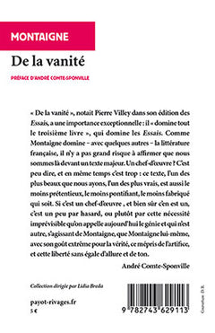 De la vanité