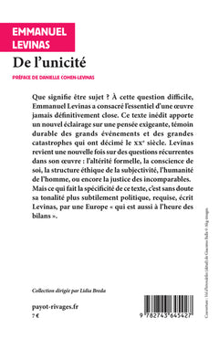 De l'unicité