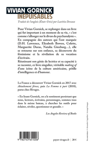 Inépuisables: Notes de (re)lectures