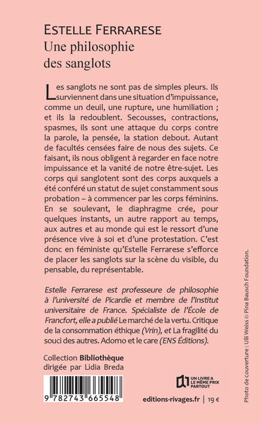 une philosophie des sanglots