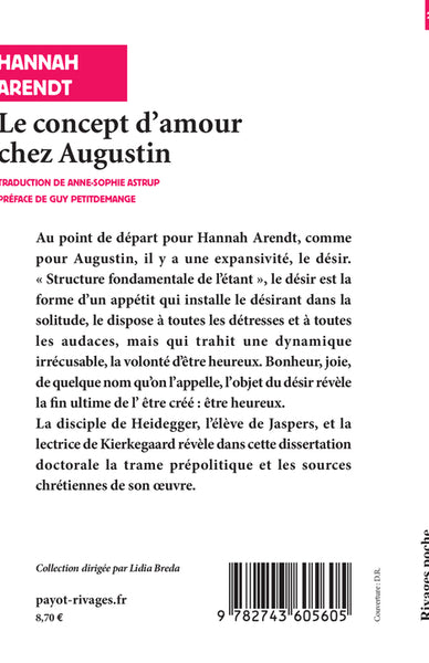 Le concept d'amour chez Augustin