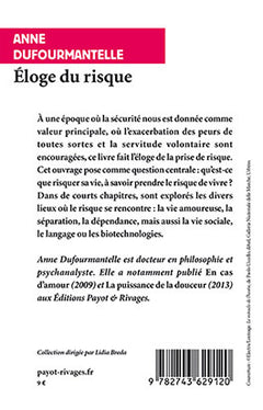 Eloge du risque