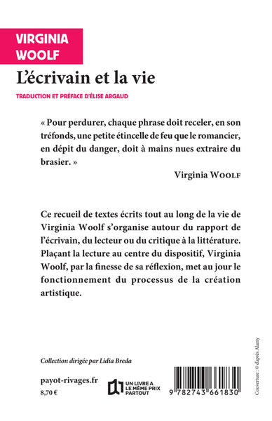L'ecrivain et la vie