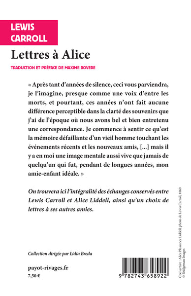 Lettres à Alice