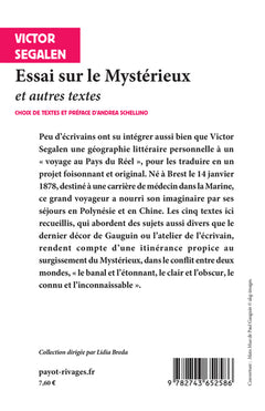 Essai sur le mystérieux