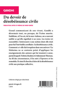 Du devoir de désobéissance civile