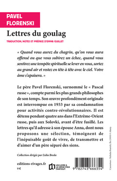 Lettres du goulag: suivi du: Testament