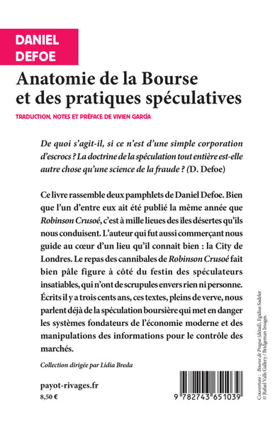 Anatomie de la bourse et des pratiques spéculatives