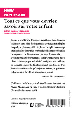 Tout ce que vous devriez savoir sur votre enfant