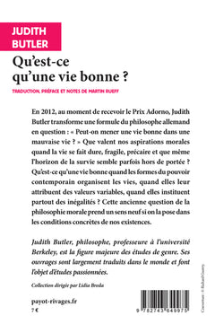 Qu'est-ce qu'une vie bonne ?