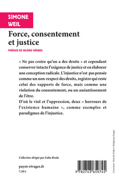 Force, consentement et justice