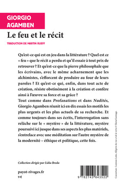 Le feu et le récit