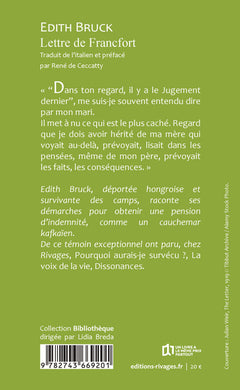 Lettre de Francfort