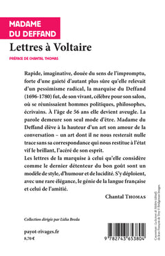 Lettres à Voltaire