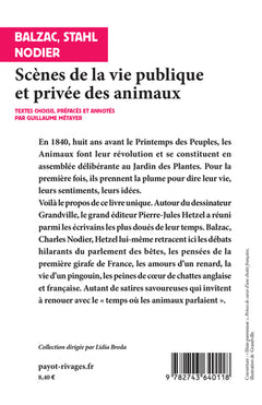 Scènes de la vie privée et publique des animaux