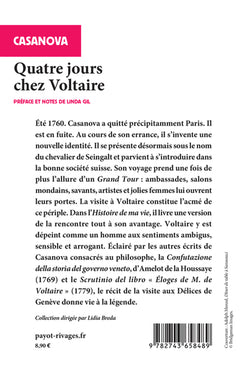 Quatre jours chez Voltaire