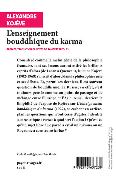 L'enseignement bouddhique du karma