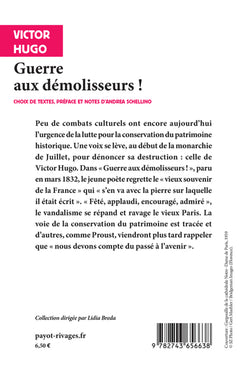 Guerre aux démolisseurs