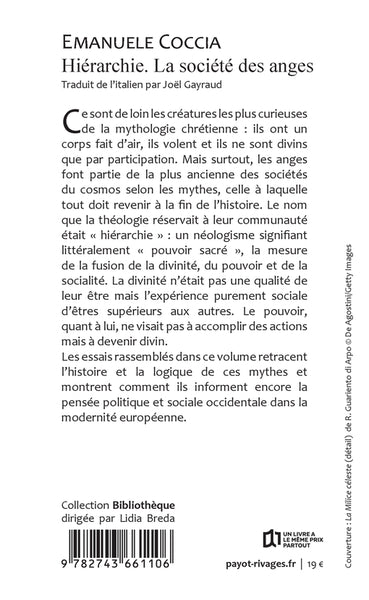 Hiérarchie. La société des anges