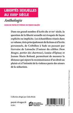 Libertés sexuelles au XVIIIe siècle