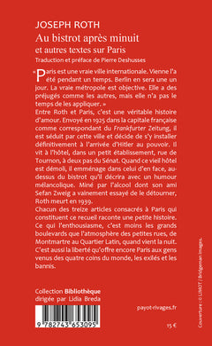 Au bistrot après minuit